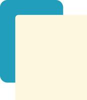A white square with blue border vector