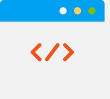 A web page with the code symbol vector
