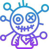 A cartoon character with a heart and a heart vector