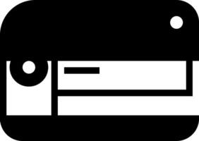 A black and white image of a computer vector