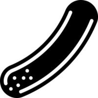 A sausage icon on a white background vector