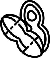 A black and white drawing of a shoe vector