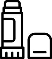 A black and white image of a tube of toothpaste vector