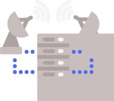 A server with two antennas and two antennas vector