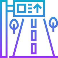 A road sign with arrows pointing to the left and right vector