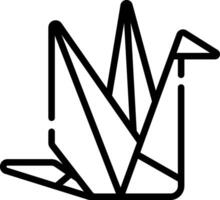 A black and white drawing of a crane vector