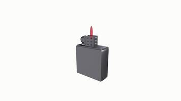 3D render of a mechanical pencil sharpener in a modern space video