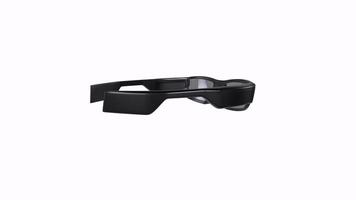 3D rendering of modern sunglasses showcasing unique design elements video