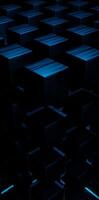 Infinite Loop of Illuminated Cubes video