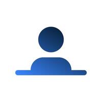 Conference icons. symbol for business in a gradient fill color pictogram illustration. vector
