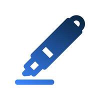 Pen gradient fill icons. office symbol with a stylish and modern design. vector