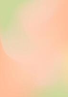 Gradient background in peach, pink and green. vertical wallpaper in retro style is perfect for a cover, social networks or poster vector