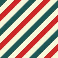Seamless pattern of diagonal lines in white, green and red, suitable for wallpaper design, wrapping paper, covers, backgrounds and others vector