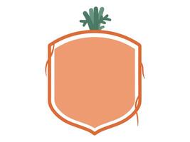 Frame Background Easter Carrot Illustration vector