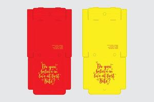 Packaging design for Pizza, Pizza Box vector