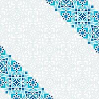 Oriental Geometric Diagonal Pattern Design with Stroke on Winter Theme vector