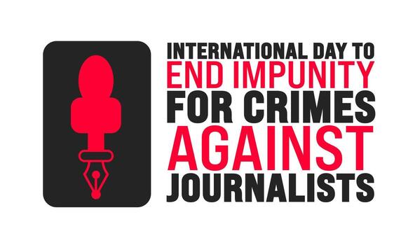 internacional día a final impunidad para crímenes en contra periodistas antecedentes vector
