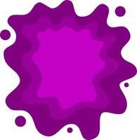 abstract liquid purple frame Suitable for templates vector