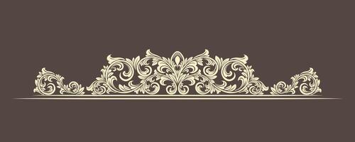 Decorative vintage frames, borders. Retro ornamental frame vector