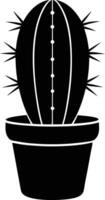 Whimsical Cactus Silhouette Available on EPS File vector