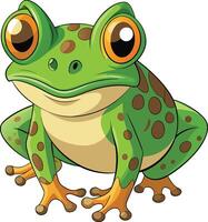 Cute Frog Available on EPS File vector