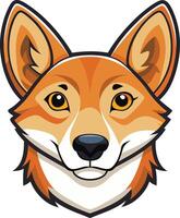 Playful Dingo Available on EPS File vector