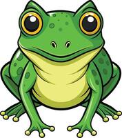 Vibrant Frog Available on EPS File vector