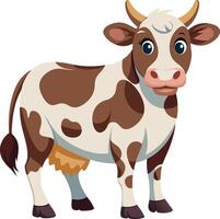 Graceful Cow Available on EPS File vector
