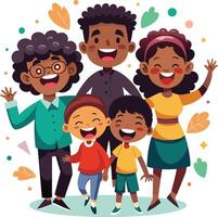 Joyful Celebration of Black Culture Available on EPS File vector