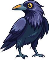 Playful Crow Available on EPS File vector