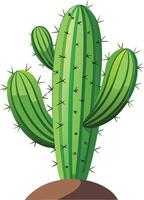 Charming Cactus Available on EPS File vector