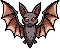 Whimsical Bat Available on EPS File vector