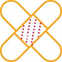 Bandage Line Two Color Icon vector