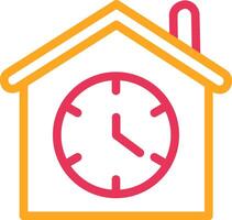 Waiting Line Two Color Icon vector