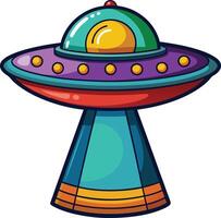 Alien UFO Encounter - Available on EPS File vector