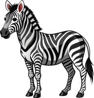 Elegant Zebra Silhouette - Available on EPS File vector