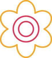 Violet Line Two Color Icon vector