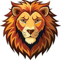 Majestic Lion Head Available on EPS File vector
