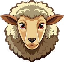 Majestic Sheep Head Available on EPS File vector