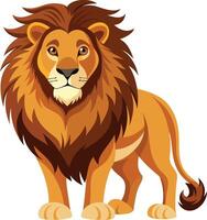Bold Lion Full Body Available on EPS File vector