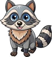 Mischievous Raccoon Available on EPS File vector