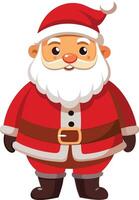 Cheerful Santa Claus Available on EPS File vector