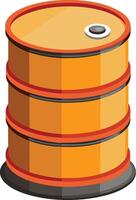 Rusty Oil Barrel Available on EPS File vector