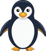 Playful Penguin Full Body Available on EPS File vector