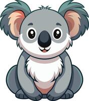Charming Koala Available on EPS File vector