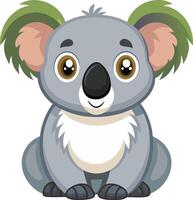Endearing Koala Available on EPS File vector