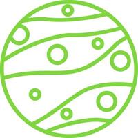 Mars Line Two Color Icon vector
