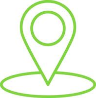 Gps Line Two Color Icon vector