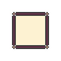 Blank canvas with a delicate decorative frame vector