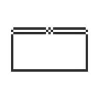 Simple canvas accented by an elegant frame vector